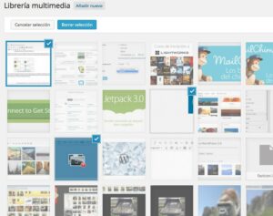 Selección múltiple en la Librería Multimedia de WordPress 4.0