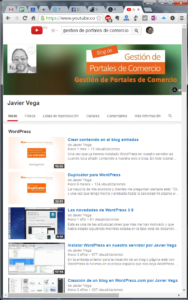 Canal de YouTube de Gestión de Portales de Comercio Canal de YouTube de Gestión de Portales de Comercio