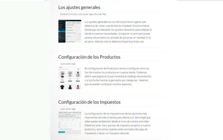 Módulo 2 del Curso de WooCommerce